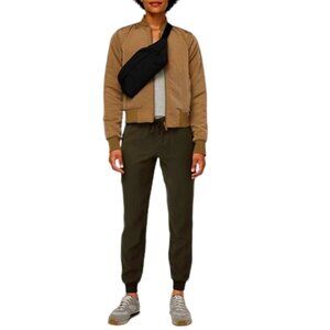 LULULEMON Olive Green On The Fly Pants